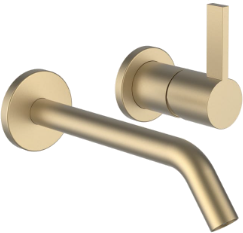 Kartell by LAUFEN wall mixer in pale gold